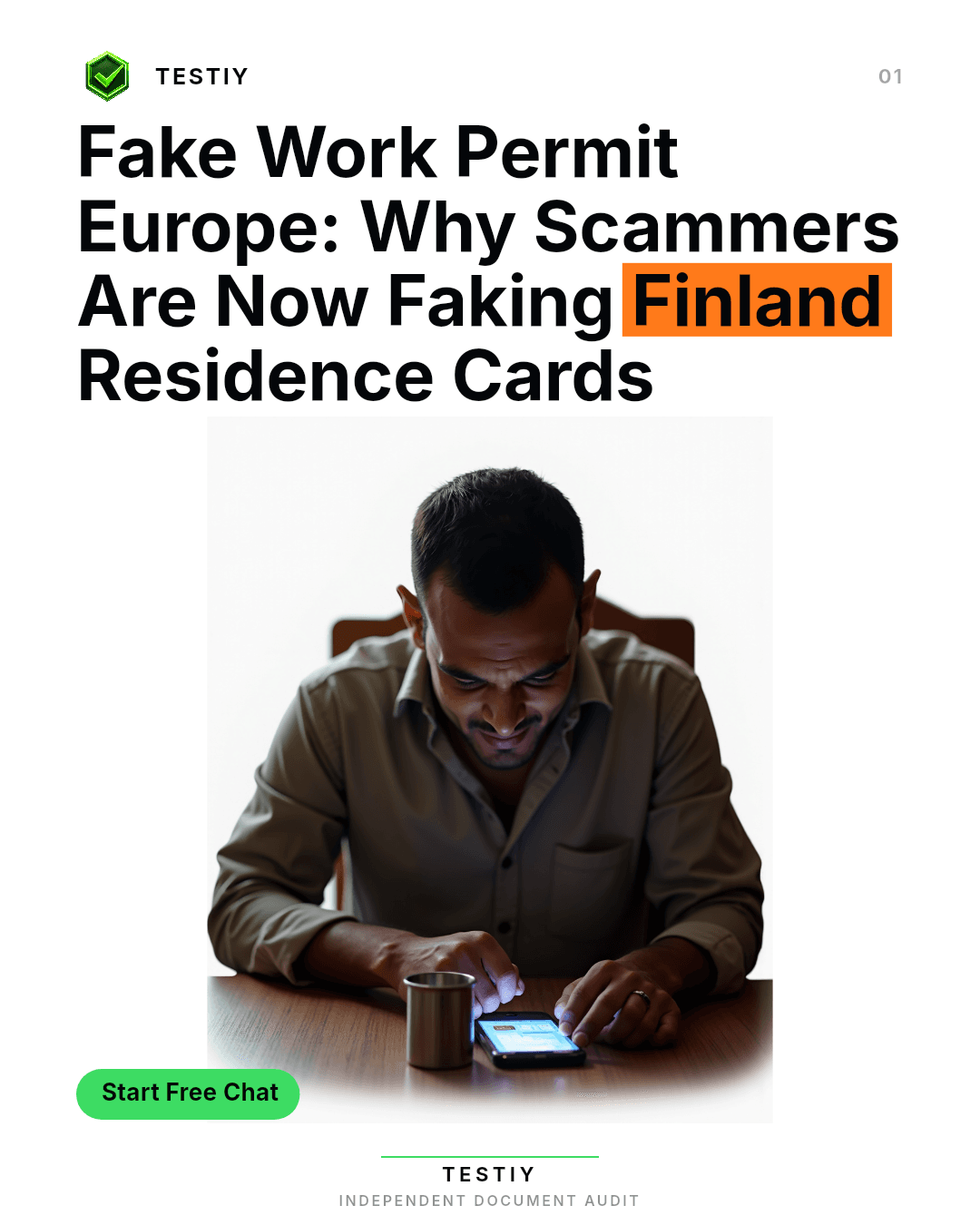 Fake Work Permit Europe: Why Scammers Are Now Faking Finland Residence Cards